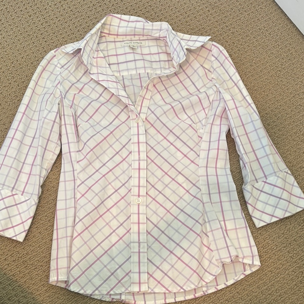 Banana Republic Plaid Button Down Shirt